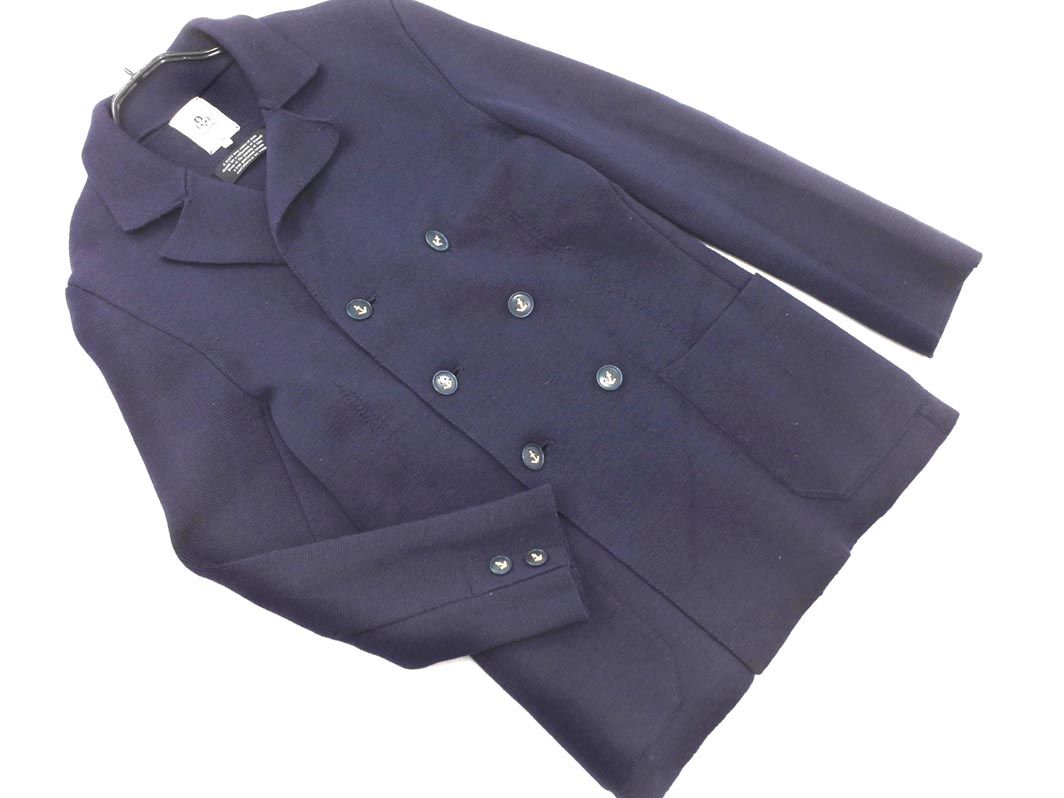 mando マンド ウール100% ニット ジャケット size38/紺 ◇□ メンズ