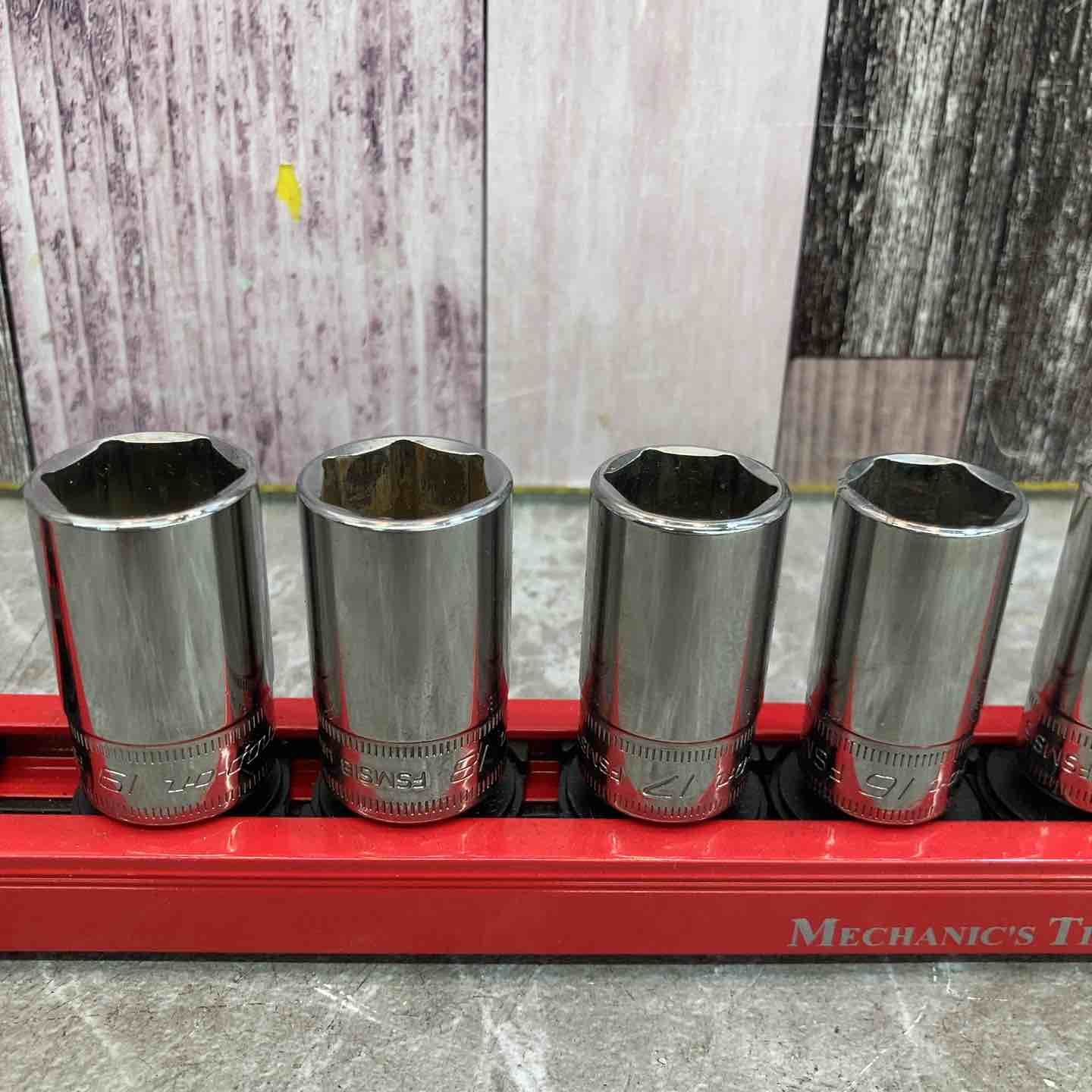 Snap-on スナップオン 3|8セミディープソケットセット FSMS 8-19