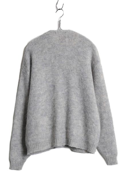 モヘアカーディガン 70s デッドストック vintage USA製 ニット 60s 70s USA製 ☆ Kandahar モヘア ニット カーディガン メンズ M