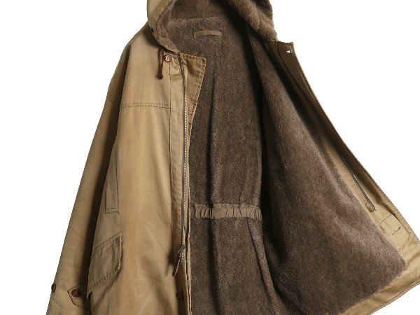 40s ☆ Oldin Dennis アルパカ ライナー ハーフ コート メンズ M