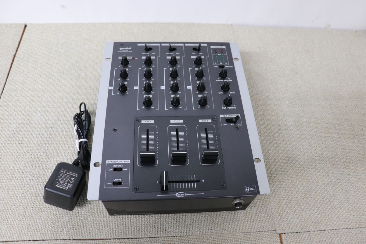 Gemini ジェミニ Gemini PS626X DJ Mixer DJミキサー /3000 - メルカリ