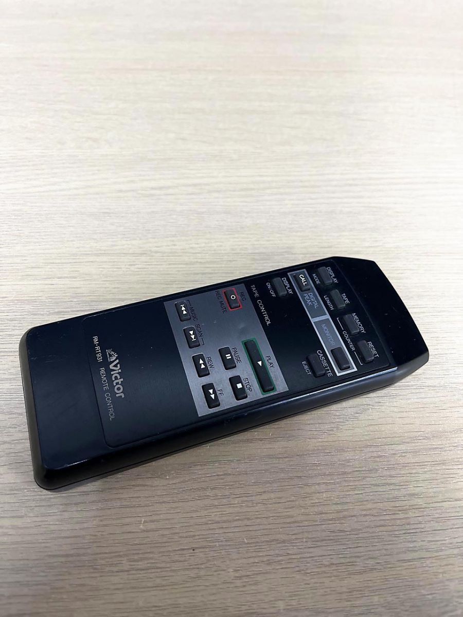 Victor ビクター カセットデッキ リモコン RM RT 931