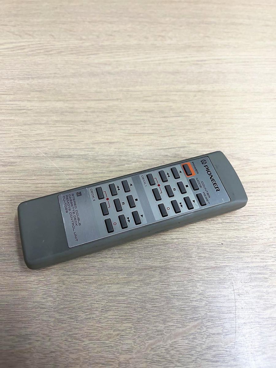 Pioneer パイオニア カセットデッキ リモコン CU-T028 - メルカリ