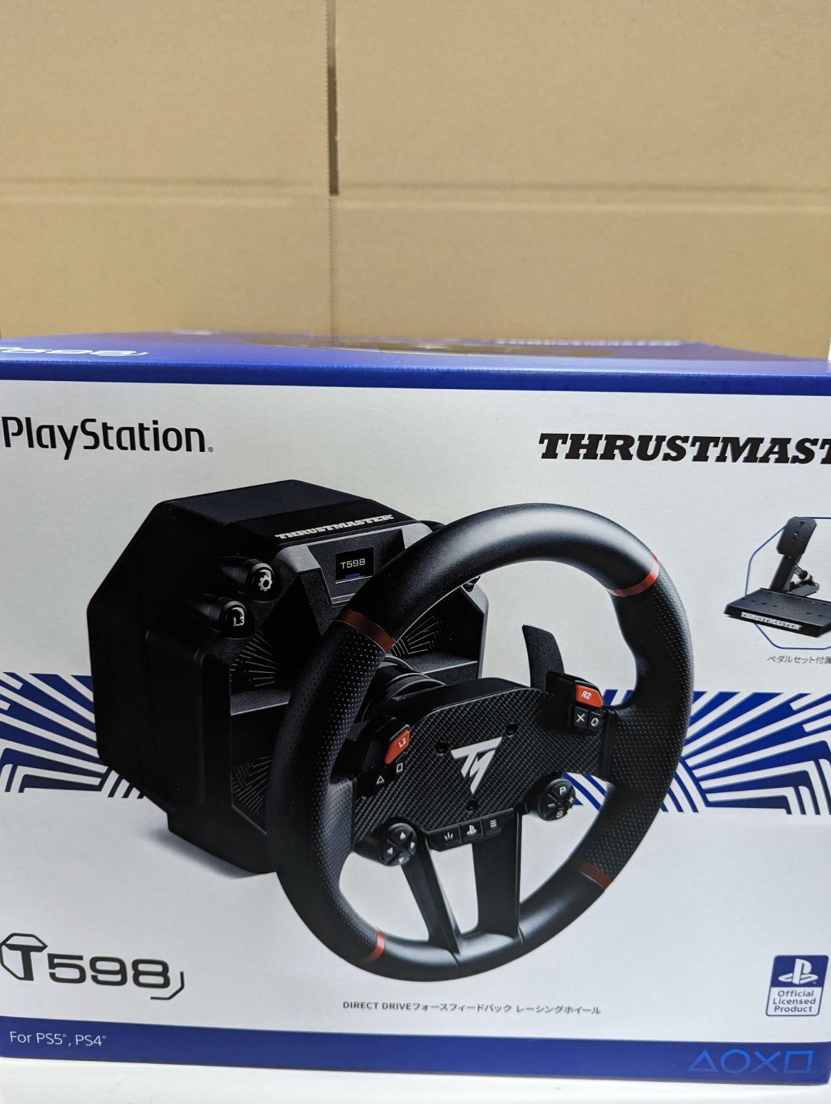 Thrustmaster T 598 ダイレクトアキシャルドライブフォースフィードバックレーシングホイール