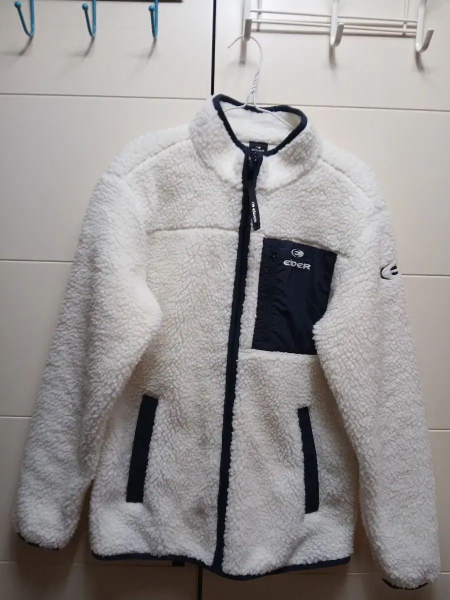 アイダー 뽀글이 フリース ジャケット 白 M ユニセックス