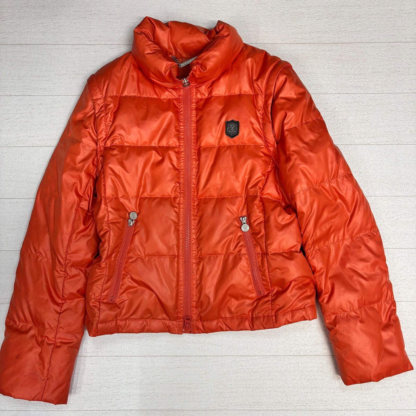 美品 MICHAEL KORS マイケルコース ダウン 2way オレンジ 4 Sサイズ 