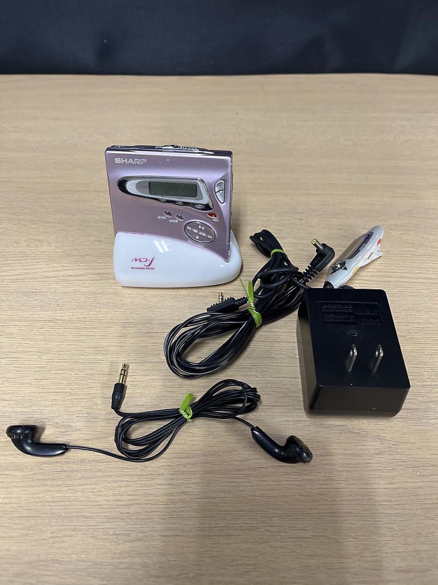ジャンク品】 SHARP シャープ MDプレーヤー MD-MT770-P - メルカリ