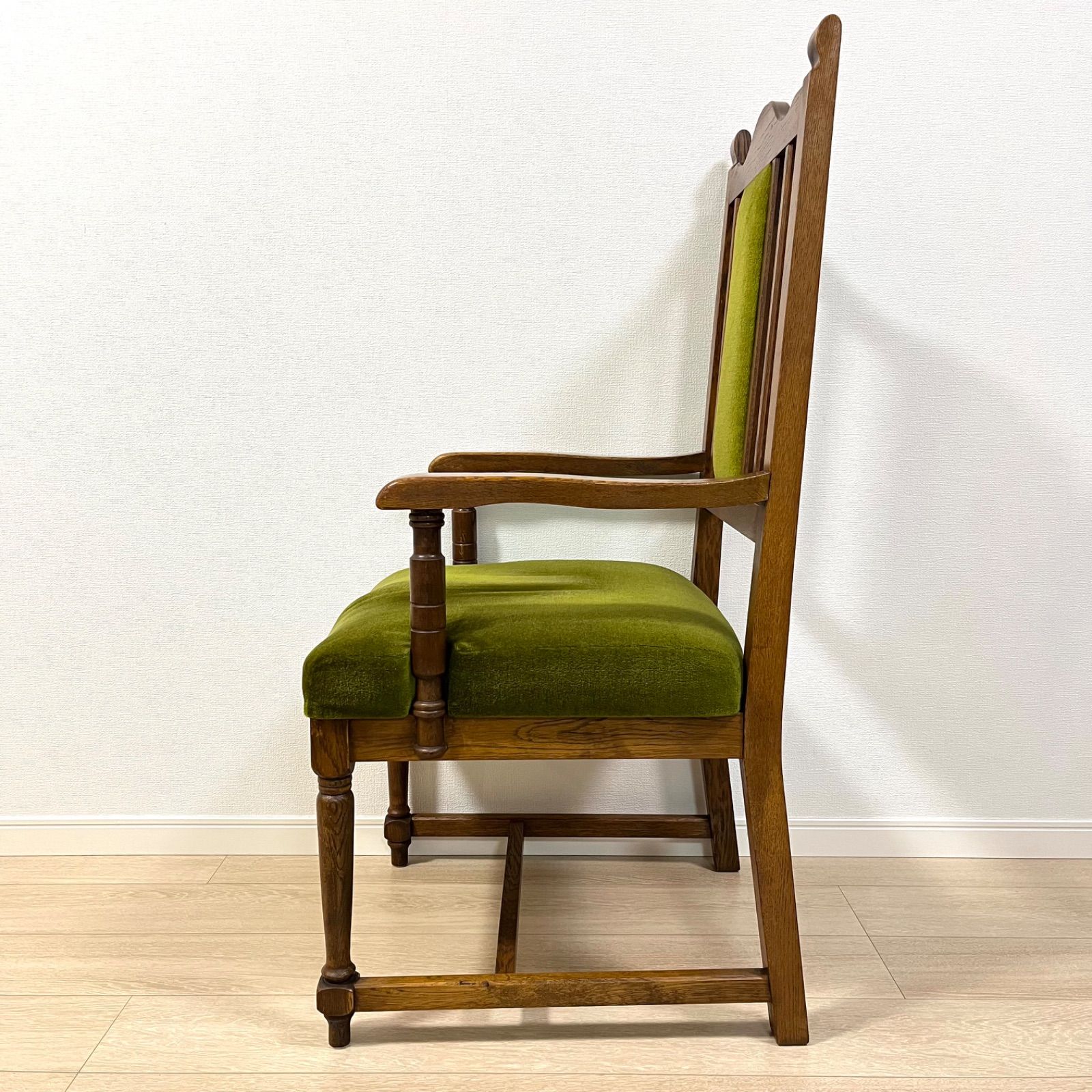 ち38)レトロ クラシック ビンテージ ダイニングチェア アームチェア