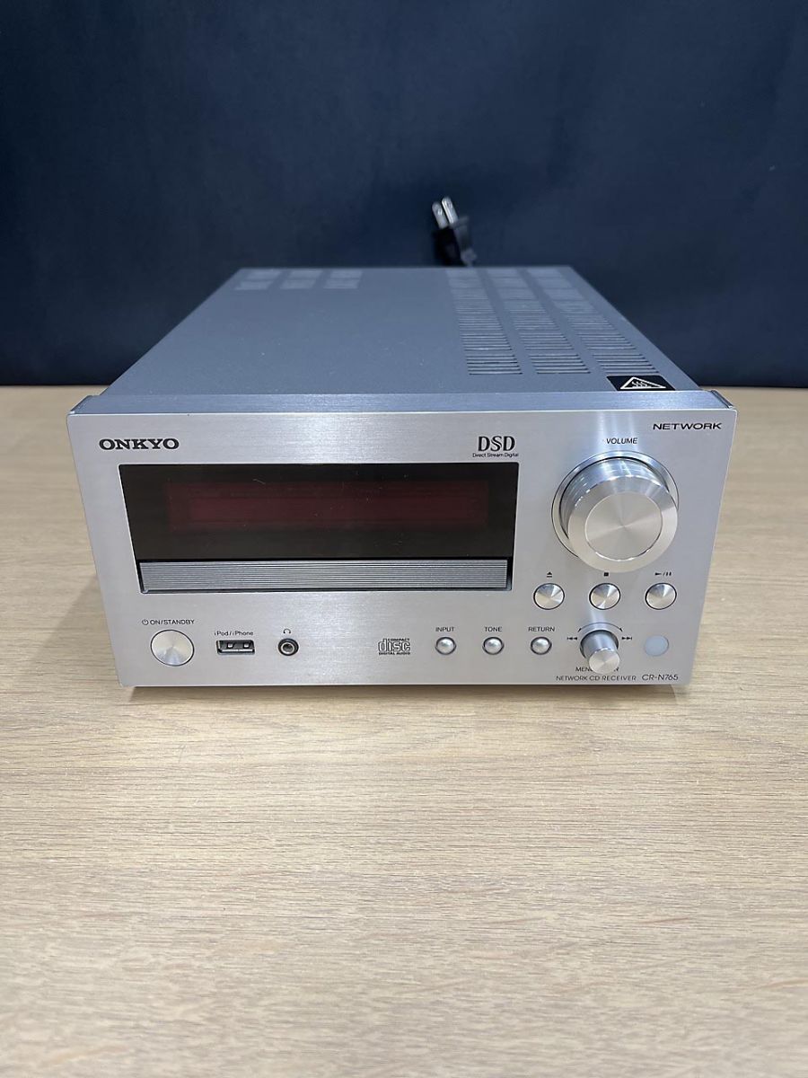 ジャンク品】 ONKYO オンキョー ネットワーク CD レシーバー CR-N765