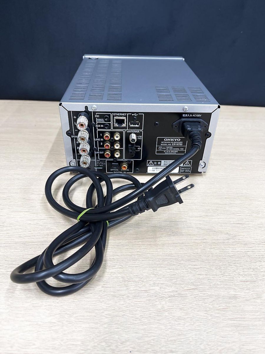 ジャンク品】 ONKYO オンキョー ネットワーク CD レシーバー CR-N765