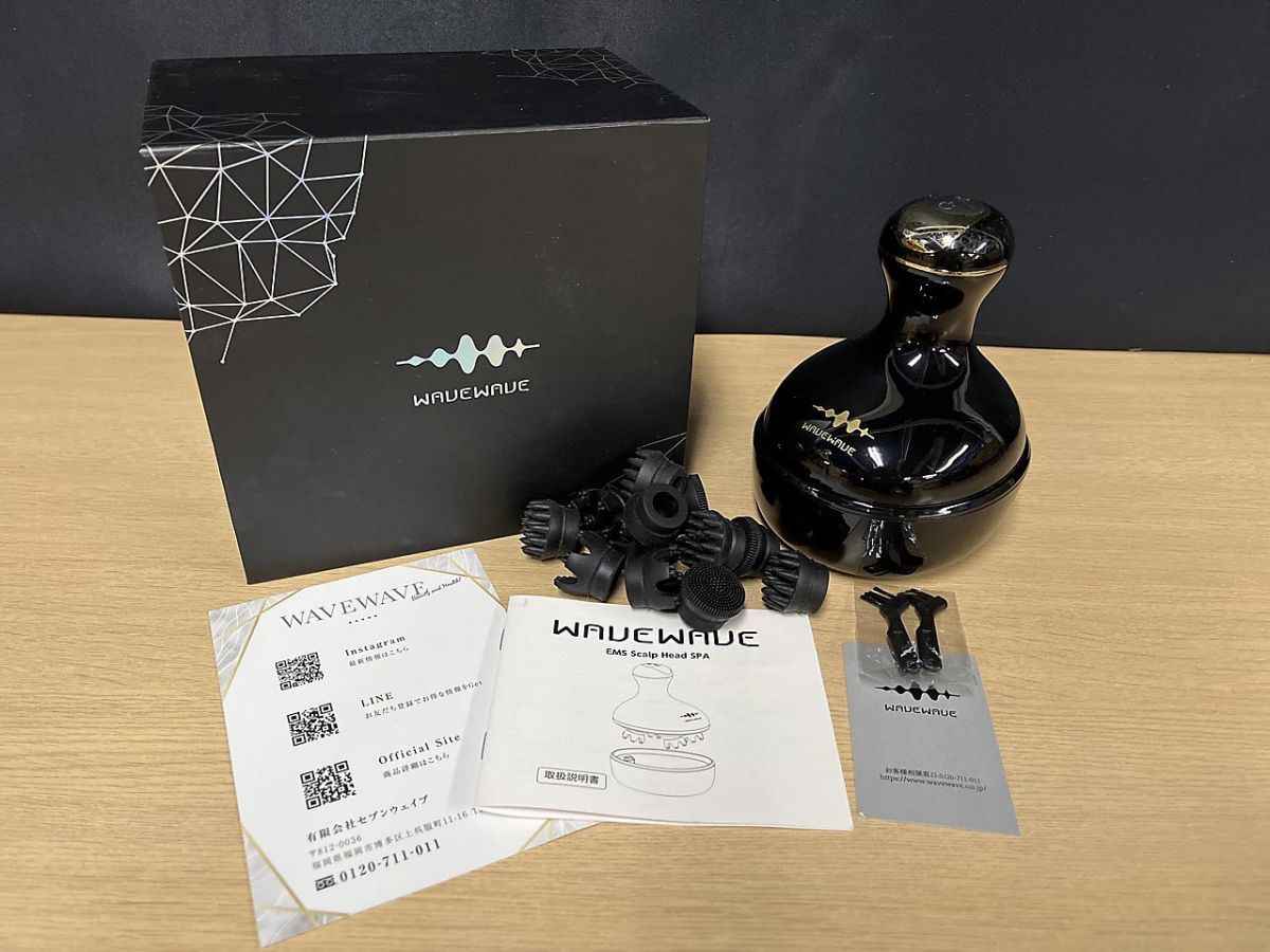 WAVEWAVE ウェイブウェイブ EMS Scalp Head SPA スカルプヘッドスパ WAVEWAVE-012