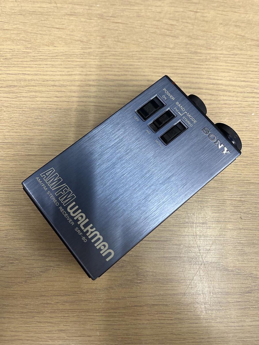 SONY ソニー ラジオ AM FM WALKMAN 2 BAND SRF 80