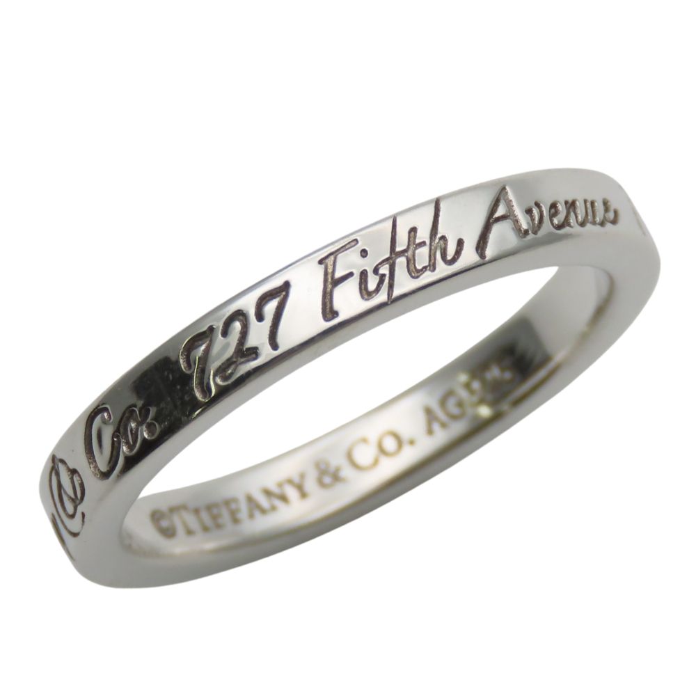 ティファニー リング 指輪 ノーツナロー ニューヨーク シルバー925 約3.0 g シルバー アクセサリー レディース 女性 TIFFANY-Co.