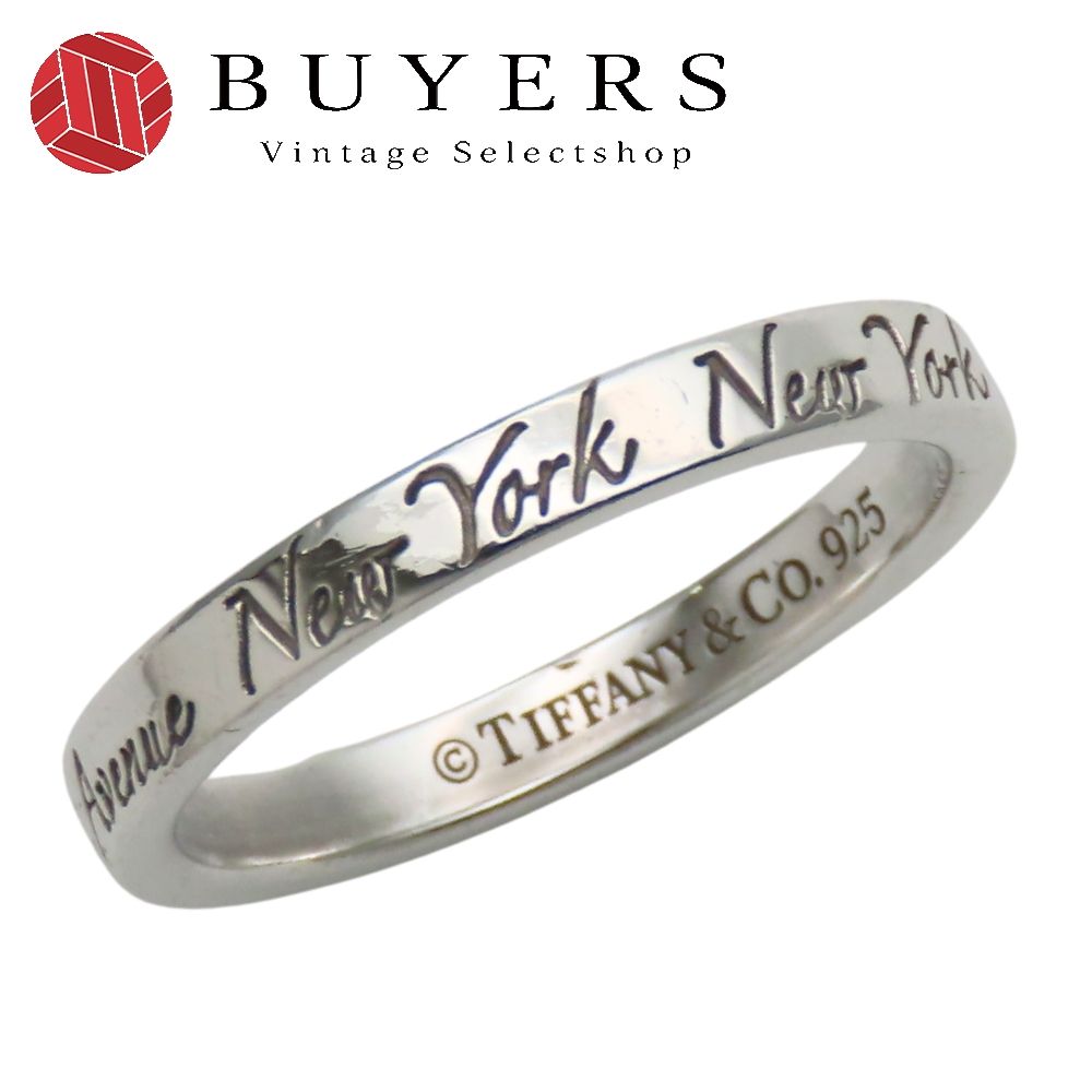 ティファニー リング 指輪 ノーツナロー ニューヨーク シルバー925 約2.9 g シルバー アクセサリー レディース 女性 TIFFANY-Co.