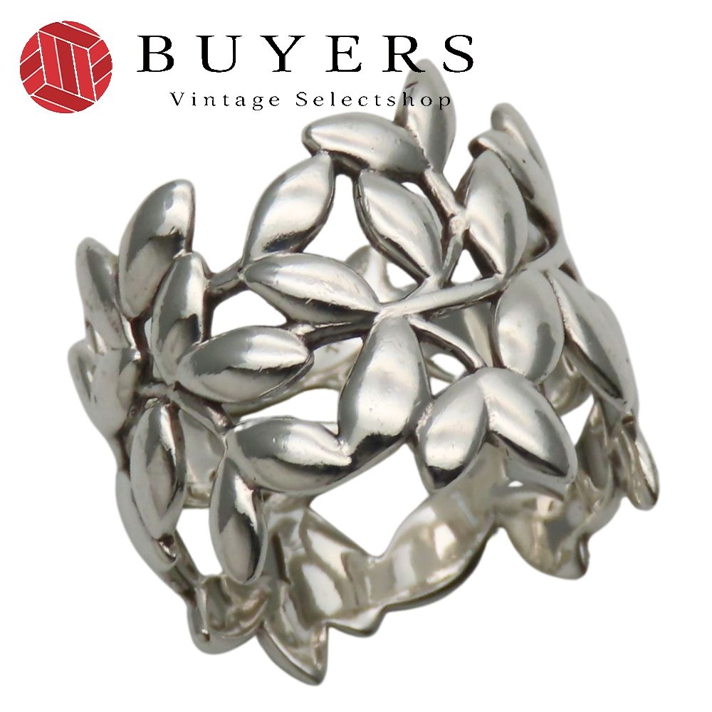 ティファニー リング 指輪 オリーブリーフ シルバー925 約4.9 g シルバー パロマピカソ アクセサリー レディース 女性 TIFFANY-Co.