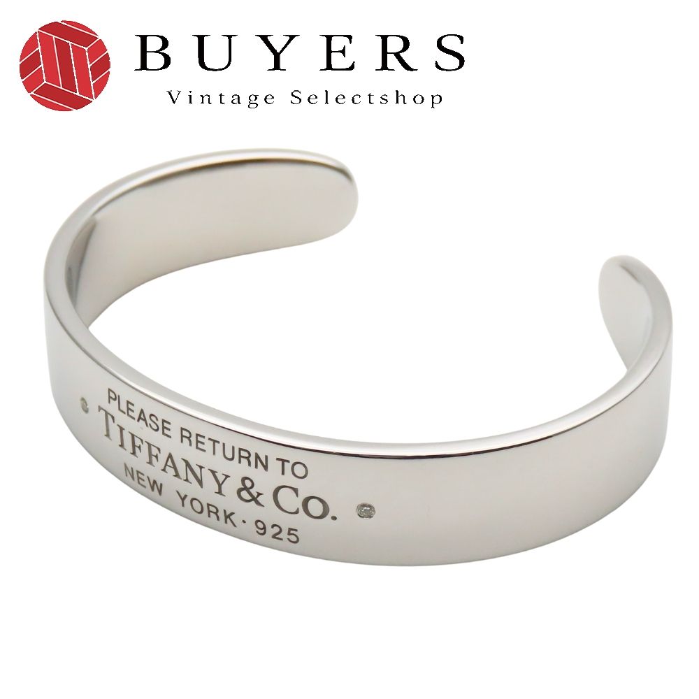 ティファニー バングル リターントゥカフ シルバー925 約32.3 g シルバー 2 PD ブレスレット アクセサリー レディース 女性 TIFFANY-Co.
