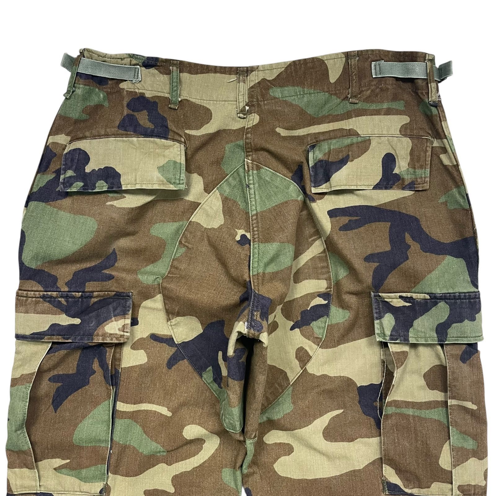 90s アメリカ ミリタリー BDU ウッドランド カモ 迷彩 カーゴ パンツ