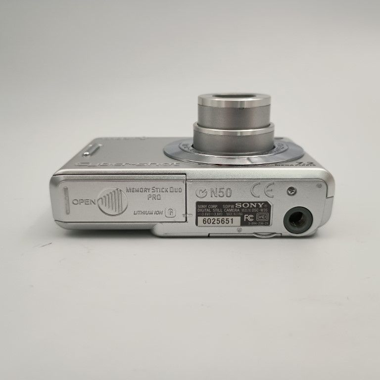 Sony Cyber-shot DSC-W35 シルバー コンパクトデジタルカメラ - メルカリ