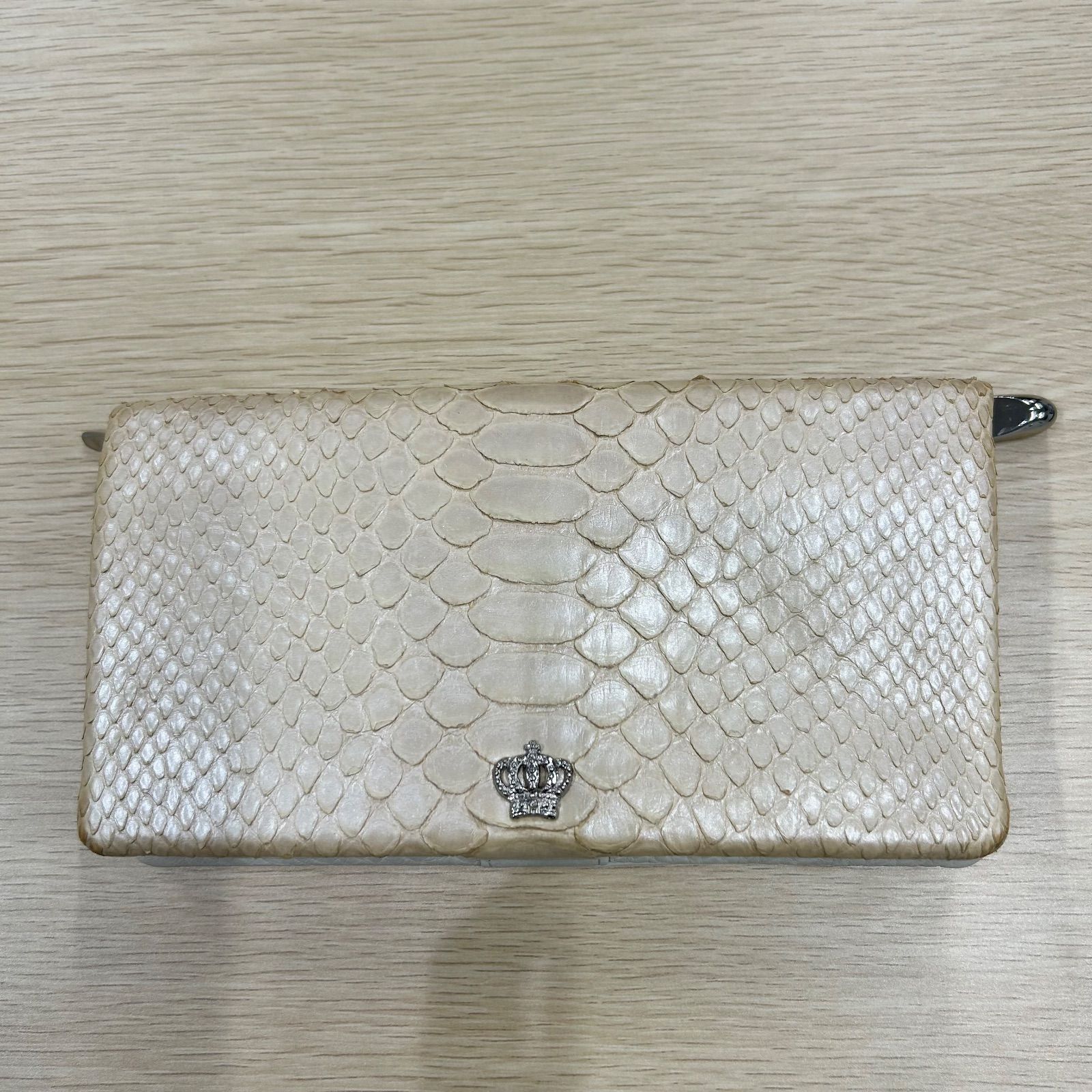 傳濱野 den Hamano リュフカフェリーチェパイソン 長財布 - メルカリ