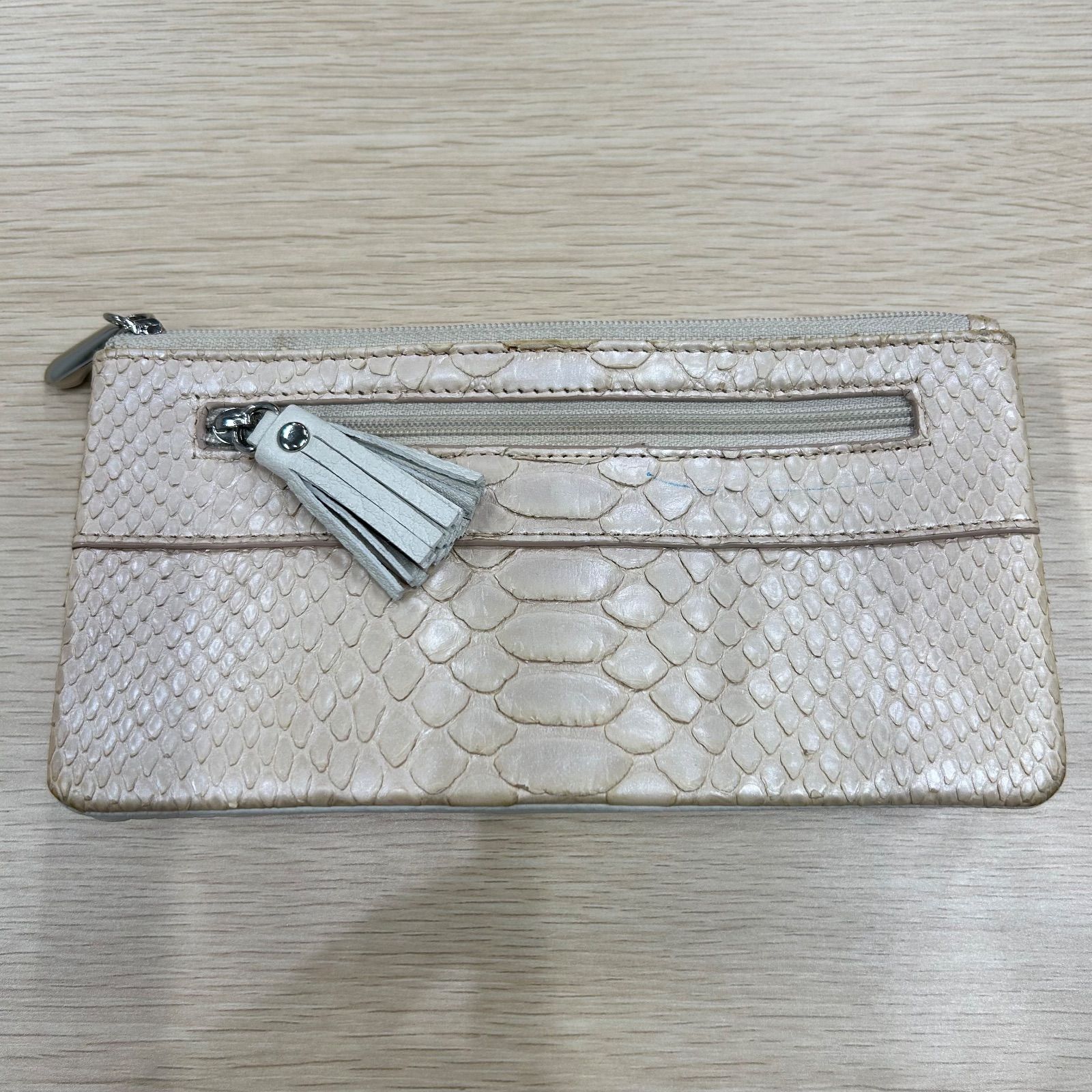 傳濱野 den Hamano リュフカフェリーチェパイソン 長財布 - メルカリ