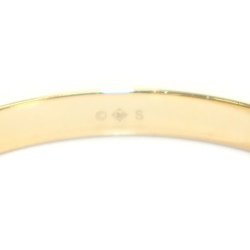 ストーン付きゴールドバングル スワロフスキー SWAROVSKI ブレスレット バングル ストーン メタル