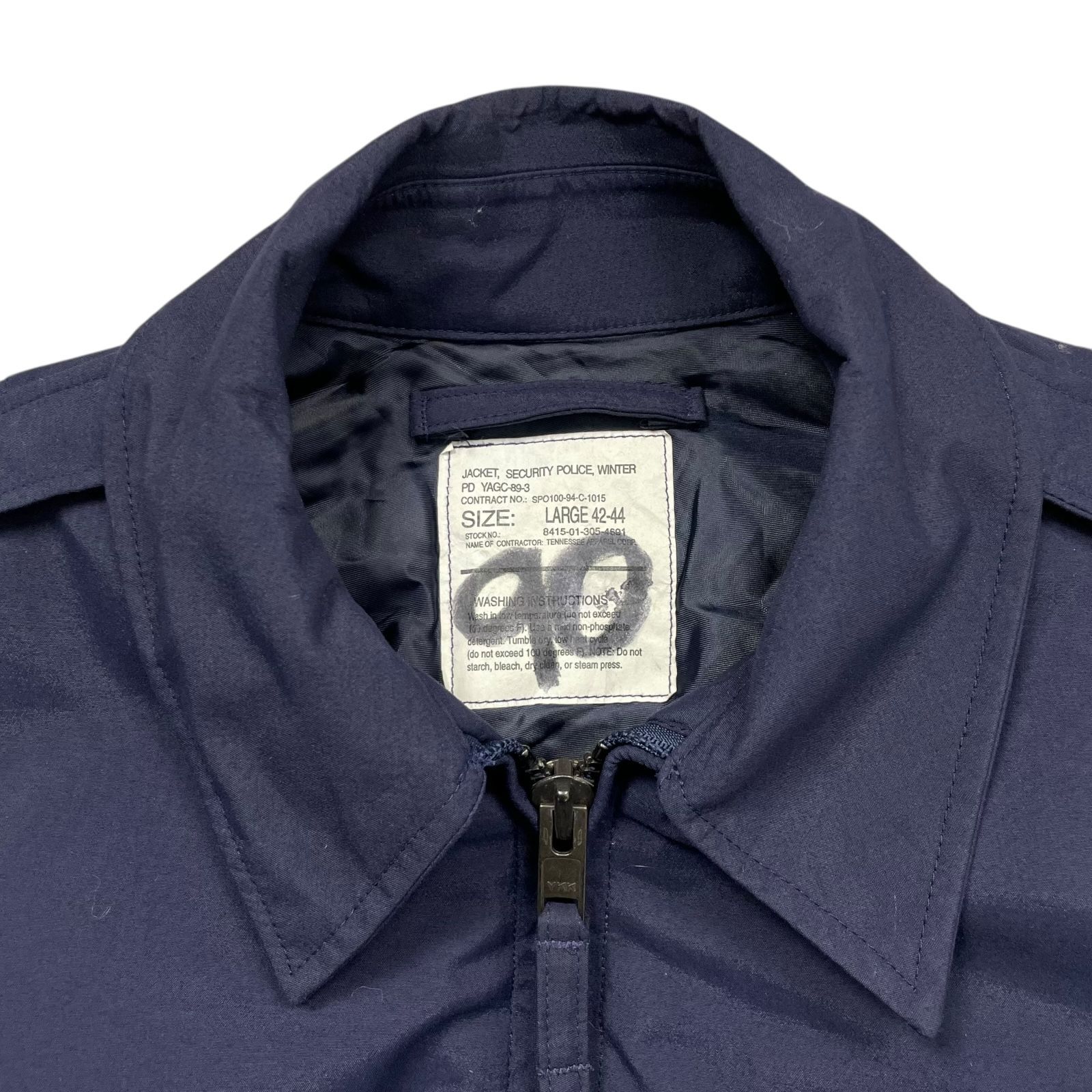 90s セキュリティ ポリス ウィンター ジャケット アメリカ 米軍 サイズ