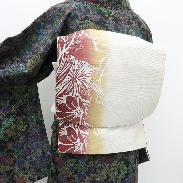  六花 RIKKA 正絹 袋帯 着物 A 4048 袋帯 帯