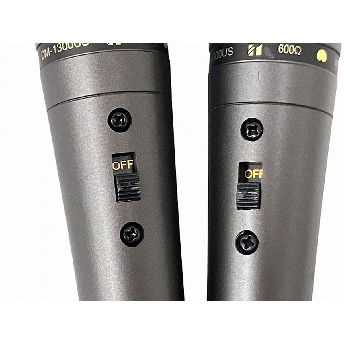 TOA トーア DM 1300 US ダイナミックマイク 2本セット 有線マイク 音響機器