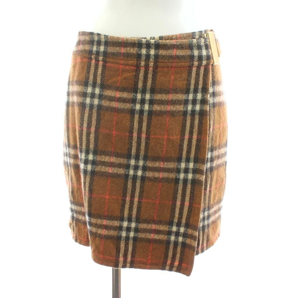バーバリーブルーレーベル BURBERRY BLUE LABEL ラップスカート 巻き