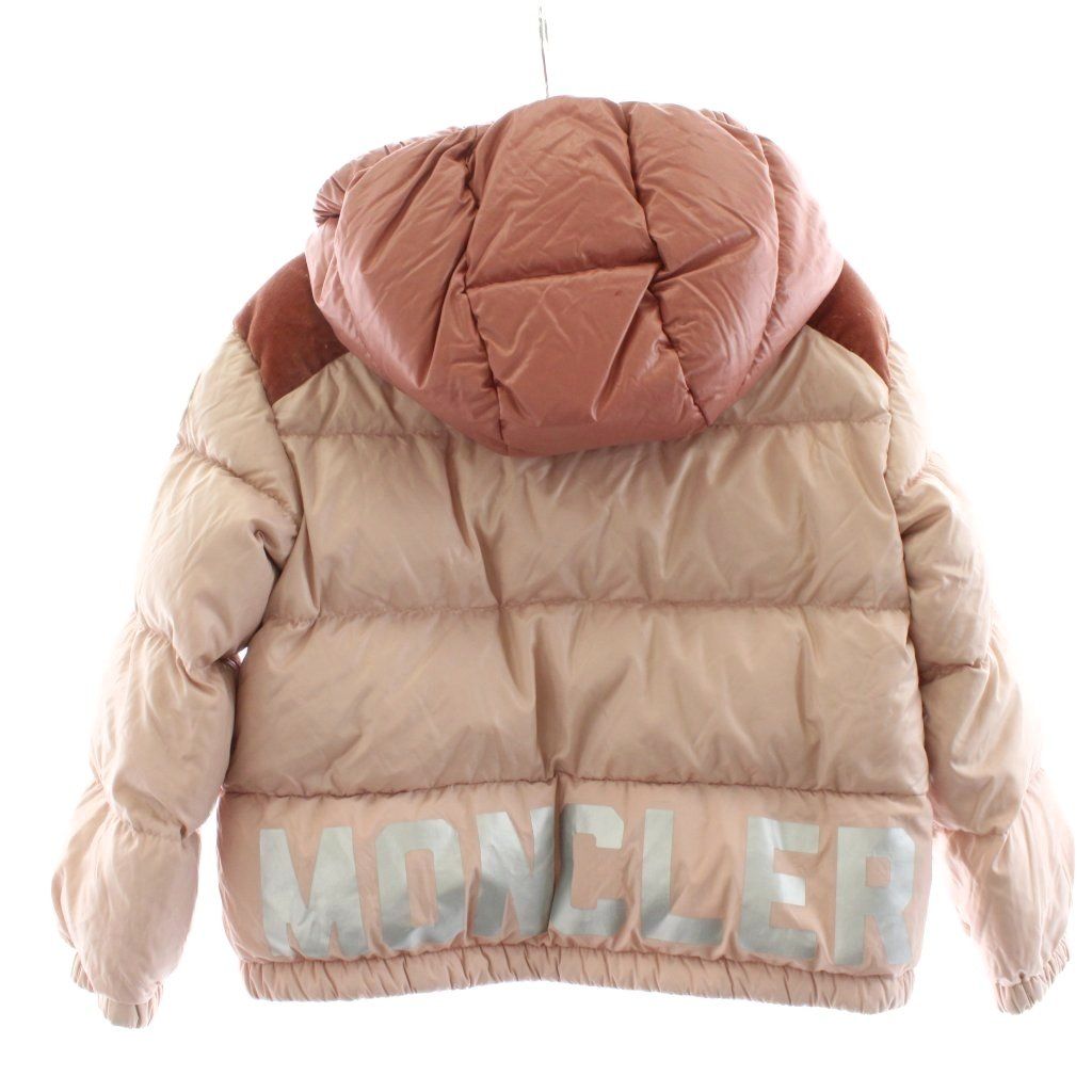 モンクレール MONCLER 6 anni ダウンジャケット フード ジップアップ ロゴ ナイロン 女の子 A ピンク KU