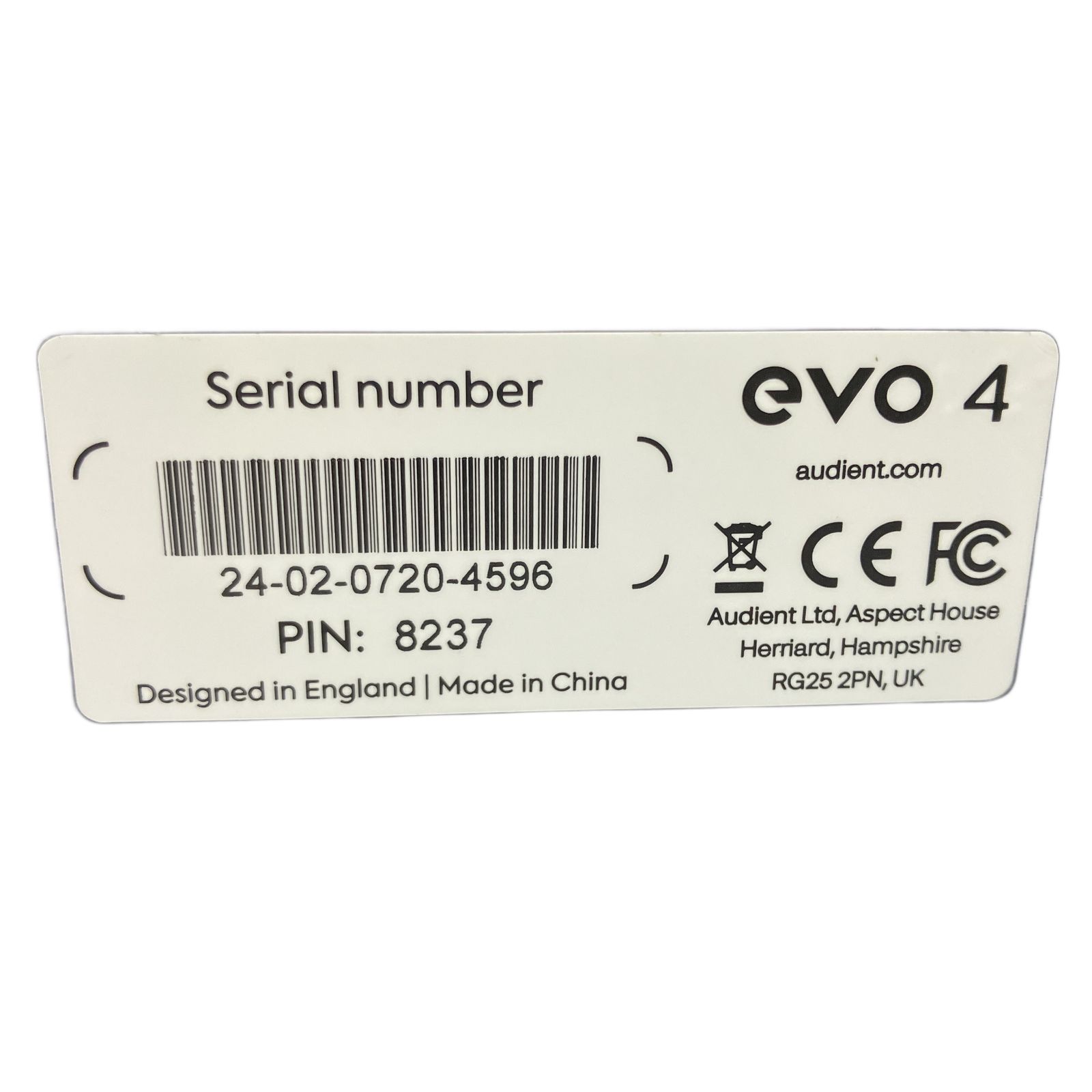 AUDIENT evo 4 オーディオインターフェイス 音響器材