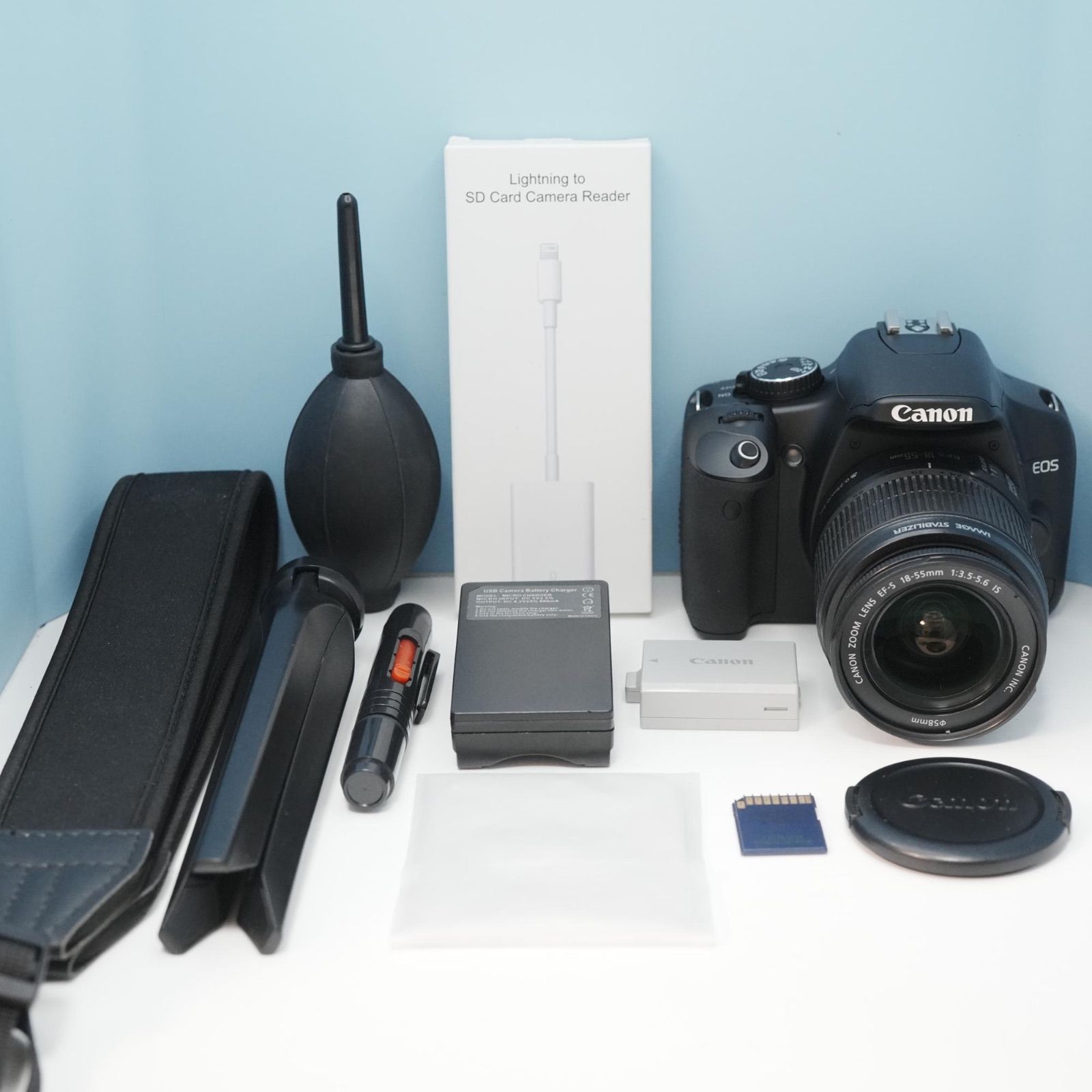 Canon EOS kiss X2 一眼レフ スマホ転送OK フルセット 美品 a5418