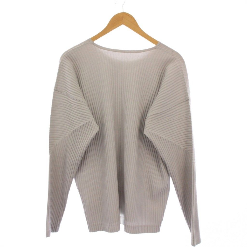 オムプリッセ バイカラー長袖カットソー ISSEY MIYAKE - HOMME PLISSE