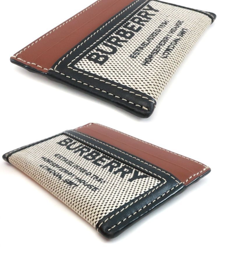 バーバリー ロゴ カードケース パスケース フラット |33573 コーデセット パスケース 定期入れ 