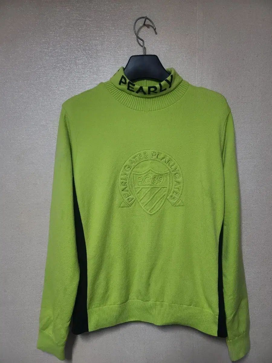 パーリーゲイツ カシミアブレンド タートル 防風ニット