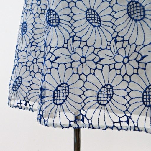 トッカ TOCCA 美品 カットワークレース オーガンジー 花柄 ワンピース