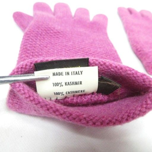ロロピアーナ Loro Piana 最高級 極美品 カシミヤ 100% ニットグローブ