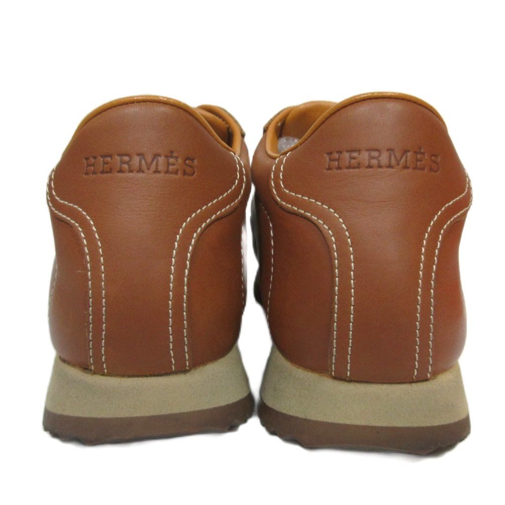 エルメス HERMES Quick クイック スニーカー Hロゴ レザー 牛革