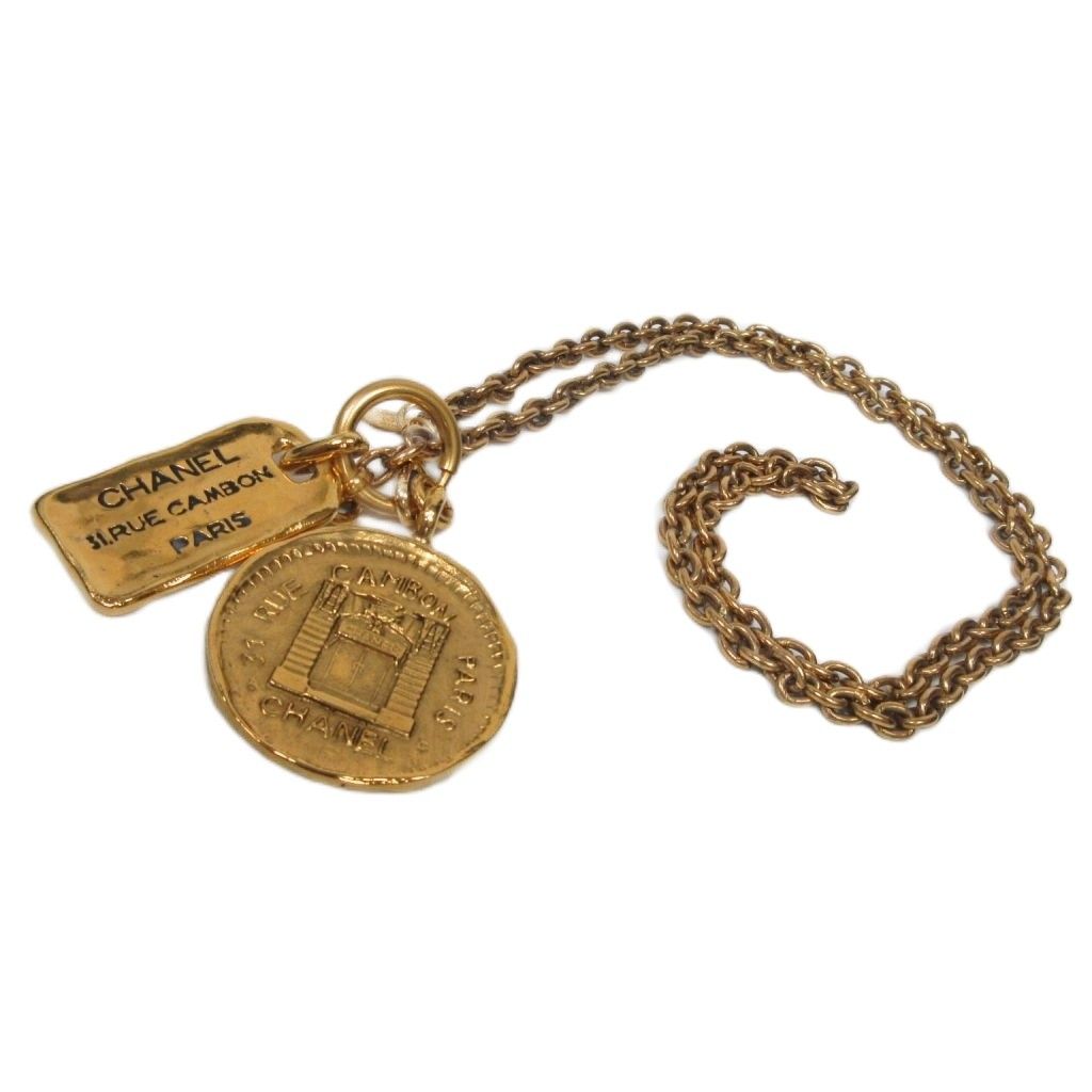 シャネル CHANEL 31 RUE CAMBON コインネックレス ゴールド
