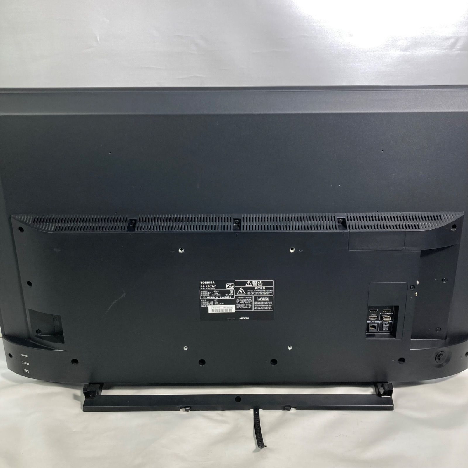 43型】TOSHIBA REGZA 43型 4K液晶テレビ 43M540X - メルカリ