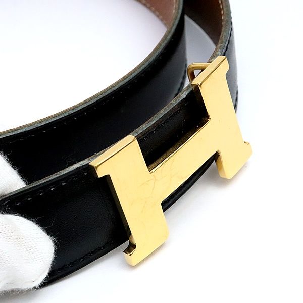 広尾店】 エルメス HERMES ミニコンスタンス リバーシブル Hベルト