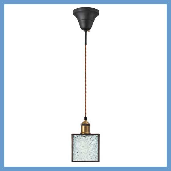 ペンダントライト シェード ステンドグラス W 13 D H 19 cm コード長 1 m シーリングプラグ No 310