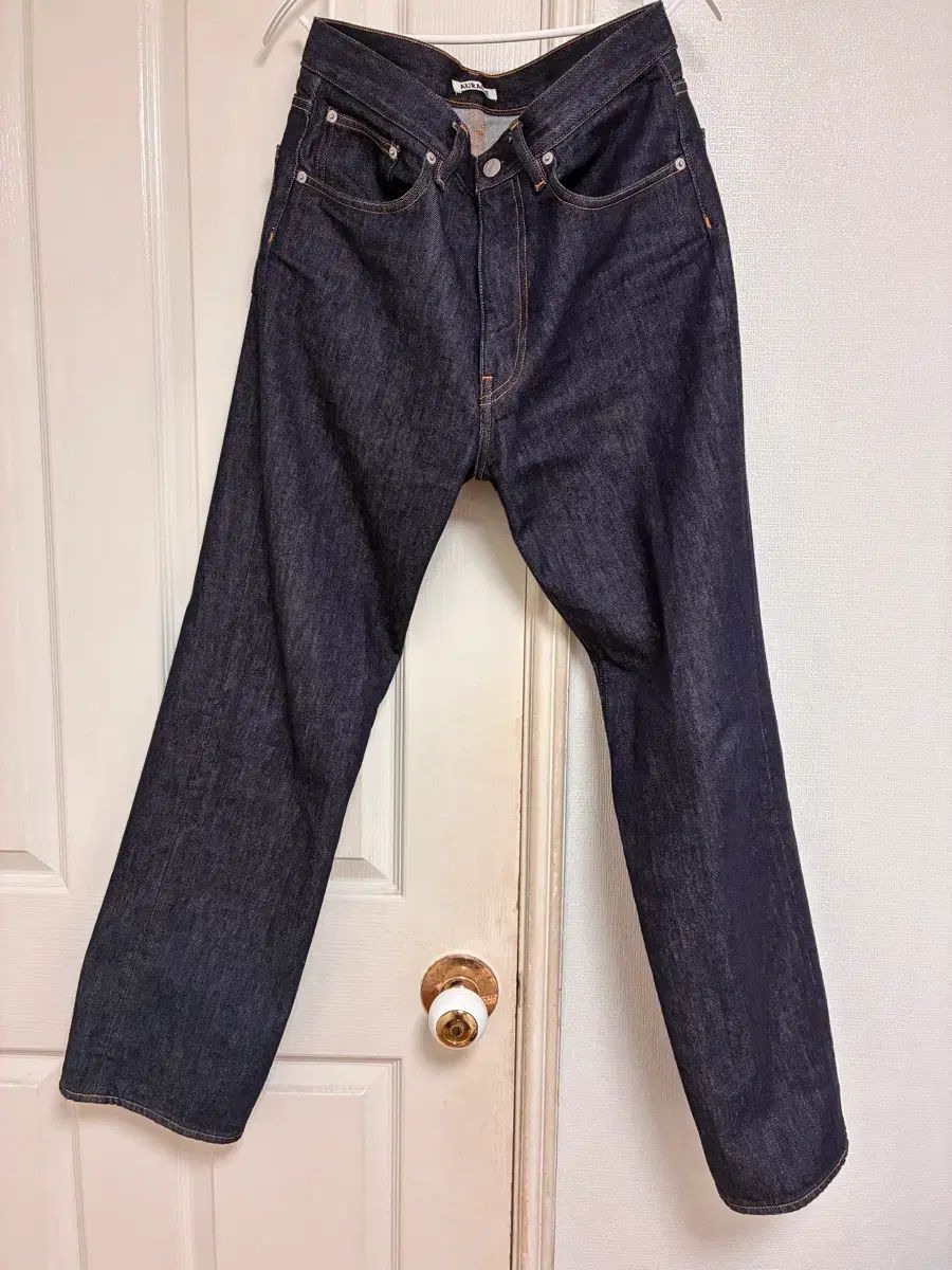 オーラリー ハードツイスト 5 pデニム サイズ30