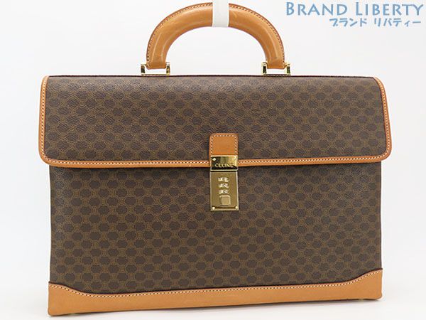 美品】セリーヌ CELINE ヴィンテージ マカダム ブリーフケース