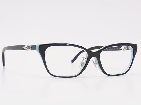 ティファニー TIFFANY Co ハードウェア ウエリントン メガネ 眼鏡 フレーム サングラス アイウェア ブラック ティファニーブルー シルバー TF 2229 F 8055