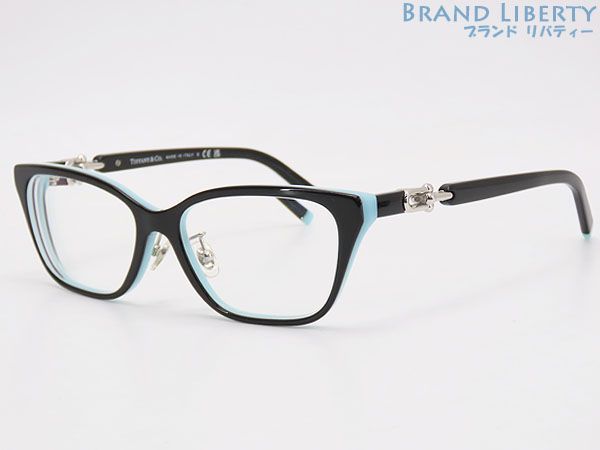 ティファニー TIFFANY Co ハードウェア ウエリントン メガネ 眼鏡 フレーム サングラス アイウェア ブラック ティファニーブルー シルバー TF 2229 F 8055