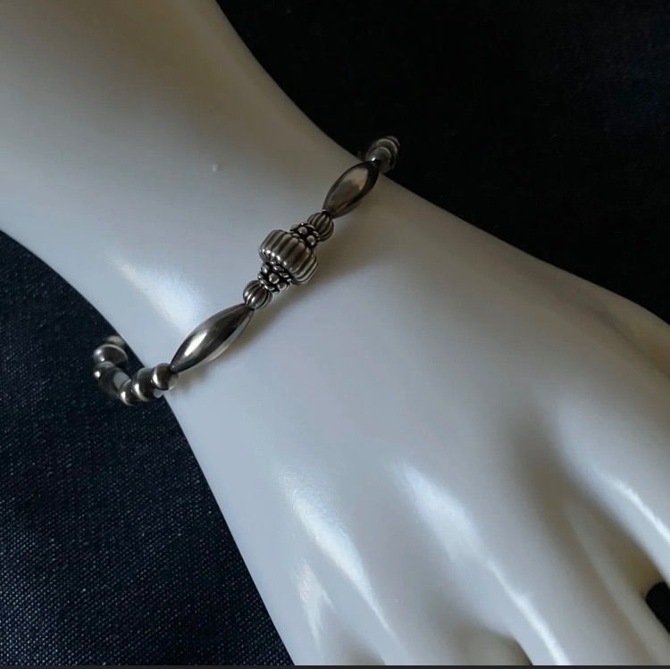  silver 925ナバホパールのブレスレット19 5 cmメンズ imw rff ブレスレット アクセサリー