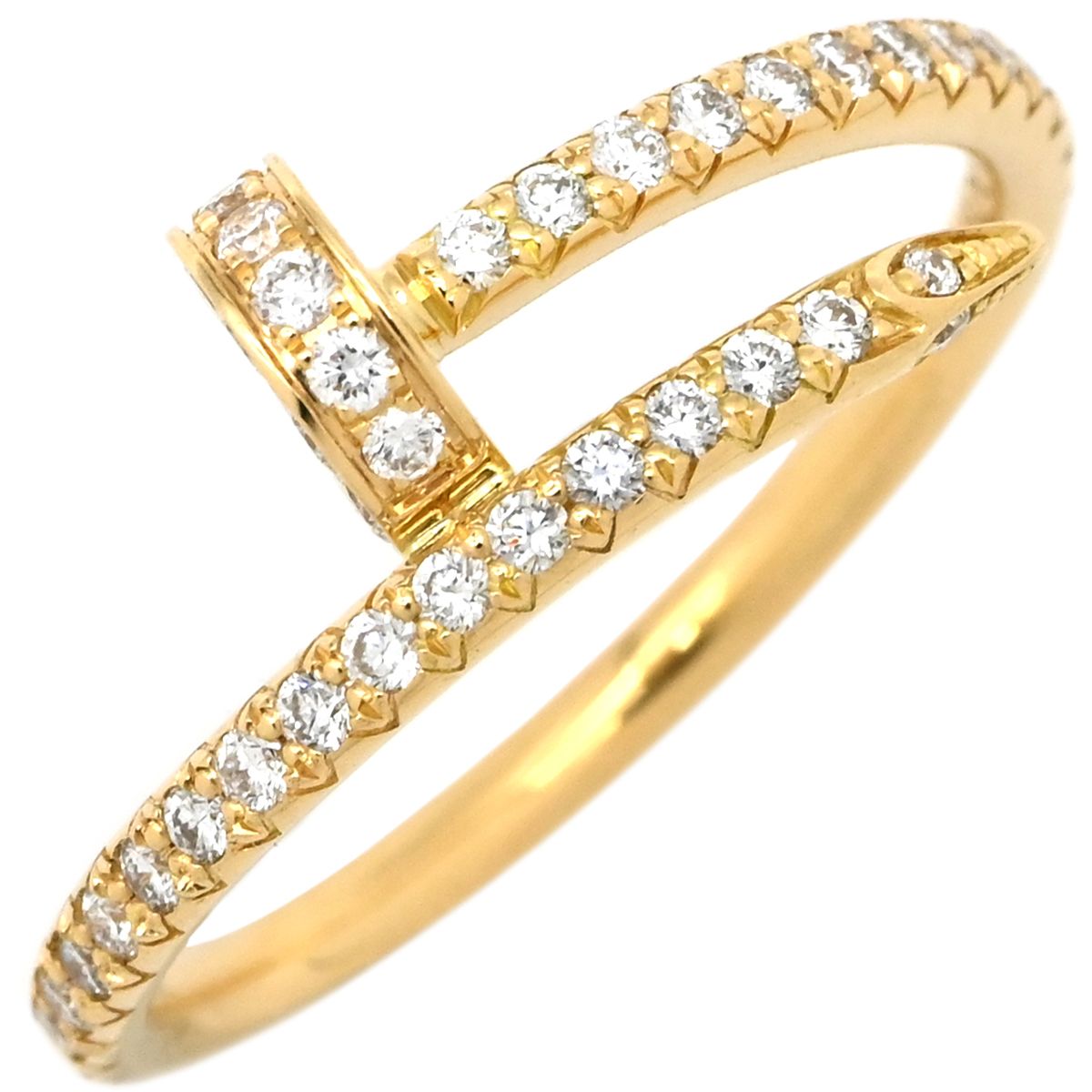 カルティエ Cartier リング 指輪 ジュストアンクル ダイヤ スモール