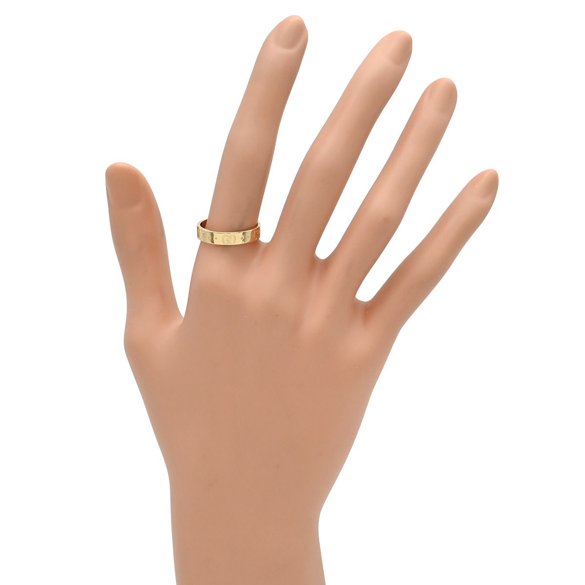 グッチ GUCCI リング 指輪 アイコン イエローゴールド #15 Au750 750