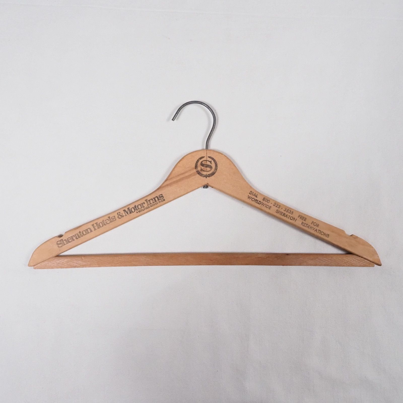 3本セット】USA Vintage Advertising Wood Hanger アメリカ製
